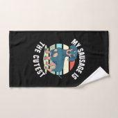 Mijn worsthond is de kutst handdoek (Handdoek)