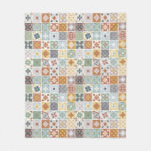 Mijn wortels - mediterrane tegels fleece deken (Voorkant)