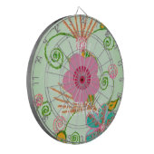 Mijn XOXO Little Princess Floral Art Print Design Dartbord (Voorkant Links)