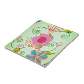 Mijn XOXO Little Princess Floral Art Print Design Tegeltje (Zijkant)