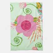 Mijn XOXO Little Princess Floral Art Print Design Theedoek (Verticaal)