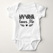 Mijn Yaya houdt van me Romper (Voorkant)
