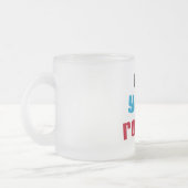 Mijn Yaya Rocks T shirten en geschenken Matglas Koffiemok (Links)