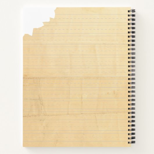 Mijn Yorkie at mijn huiswerk Notitieboek (Achterkant)