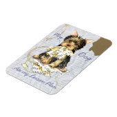 Mijn Yorkie Ate mijn Lesson Plan Magneet (Linkerzijde)
