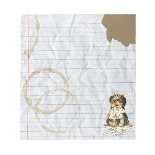 Mijn Yorkie Ate mijn Lesson Plan Notitieblok