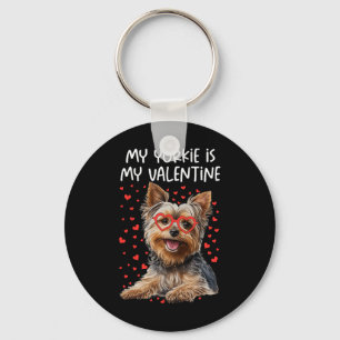 Mijn Yorkie is mijn Valentijn Yorkshire Terrier Ho Sleutelhanger