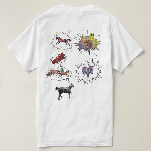 Mijn You Tube Comic design T-shirt (Design achterkant)