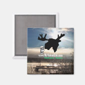 Mijn Yukon Life riviermagneet Magneet (Voorkant / Achterkant)