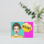 Mijn Zazzle Kaart Contactkaartje (Staand voorkant)