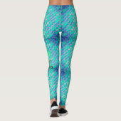 Mijn zeemeermin Leggings met weegschalen Women's W (Achterkant)