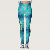 Mijn zeemeermin Leggings met weegschalen Women's W (Voorkant)