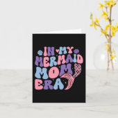 Mijn Zeemeermin Moeder Tijdperk Meisje Zeemeermin  Kaart (Gele Bloem)