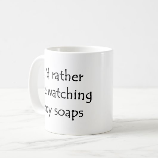 mijn zeep koffiemok (Voorkant links)