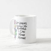 Mijn Zeepbel Inspirerende Quote Koffiemok (Voorkant links)