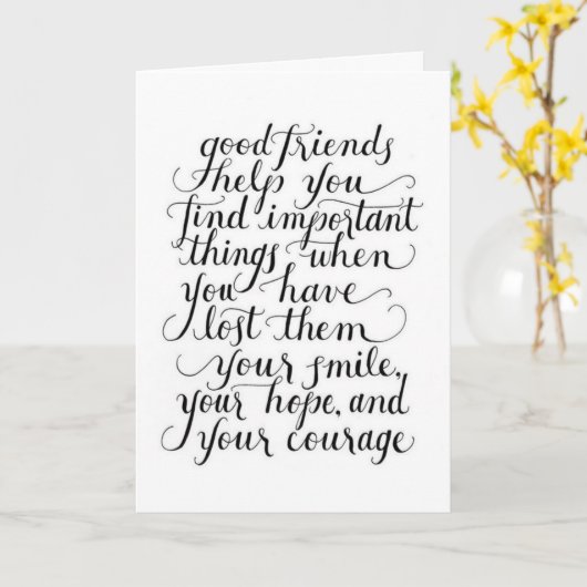 MIJN "ZEER BESTE VRIEND" MAKEN OP DE TWEEDE DAG KAART (Gele Bloem)