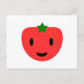 Mijn zeer gelukkige tomaat briefkaart (Voorkant)