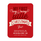 Mijn zeer prettige kerstkerst Baby 1 kerst Magneet (Verticaal)