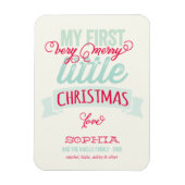 Mijn zeer prettige kerstkerst Baby 1 kerst Magneet (Verticaal)