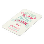 Mijn zeer prettige kerstkerst Baby 1 kerst Magneet (Linkerzijde)