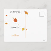 Mijn zegeningen tellen | Green Candy Corn Herfst Feestdagenkaart (Achterkant)