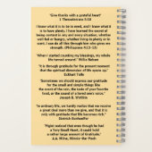 Mijn zegeningen tellen notitieboek (Achterkant)