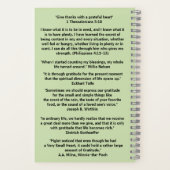 Mijn zegeningen tellen notitieboek (Achterkant)