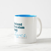 Mijn ziel houdt van tweekleurige koffiemok (Voorkant rechts)