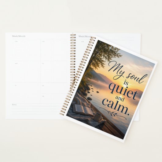 Mijn ziel is stil en kalm planner (Display)