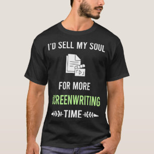 Mijn ziel scenario schrijver t-shirt