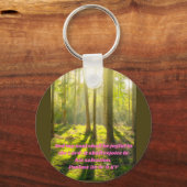 Mijn ziel zal blij zijn in de Heer. Faith Sleutelhanger (Voorkant)