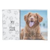 Mijn zijkant Honden Aangepaste foto Pet Lover Kussensloop (Voorkant)