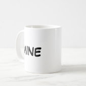 "Mijn" zin Koffiemok (Voorkant links)