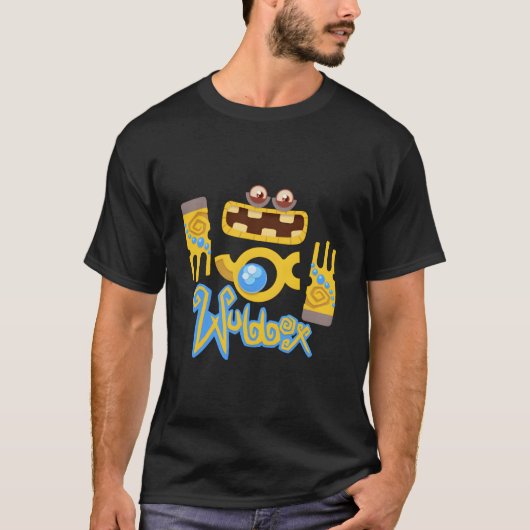 Mijn Zingende Monsters Wubbox Blue Small T-shirt (Voorkant)