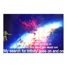 Mijn zoektocht naar oneindigheid gaat maar door.