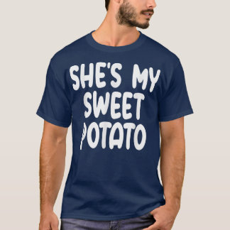 Mijn zoete aardappel I Yam Matching Couples Bedank T-shirt