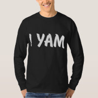 Mijn zoete aardappel I Yam stelt paren Thanksgivin
