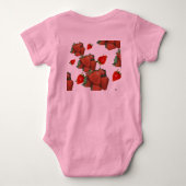 Mijn zoete aardbei romper (Achterkant)