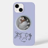 Mijn zoete Bunny, foto en naam konijnenschets Case-Mate iPhone Case (Achterkant)