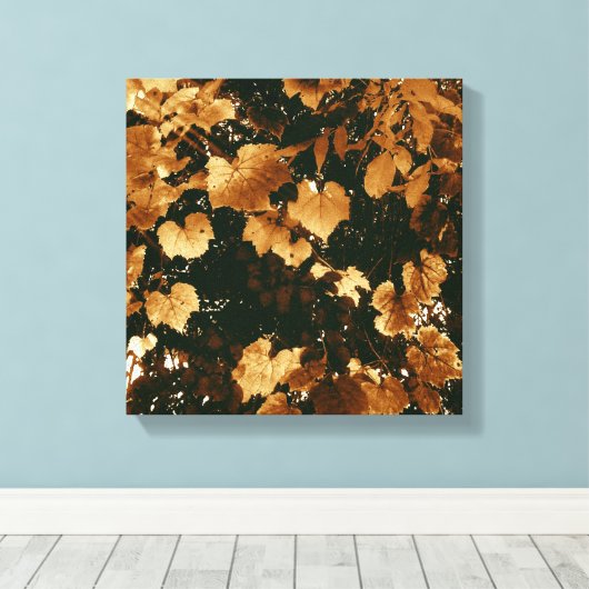 Mijn zoete herfst lekt canvas afdruk (Insitu (Houten vloer))