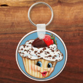 Mijn zoete kleine cupcake sleutelhanger (Voorkant)