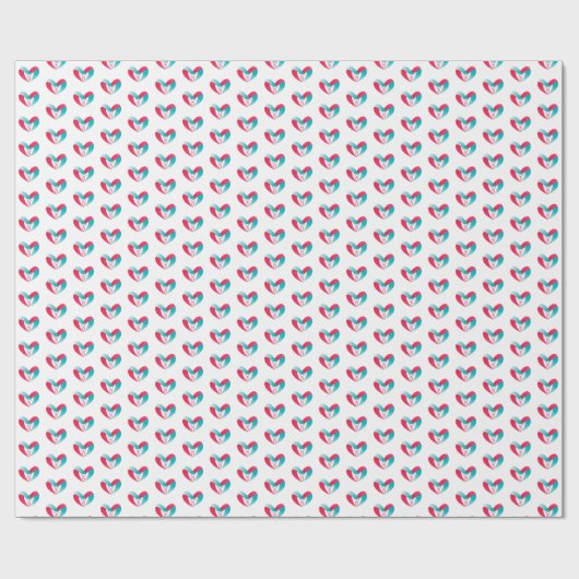 Mijn zoete Lover. Ik hou van je. Fijne Valentijnsd Cadeaupapier (Vlak)