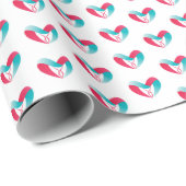 Mijn zoete Lover. Ik hou van je. Fijne Valentijnsd Cadeaupapier (Rol Hoek)