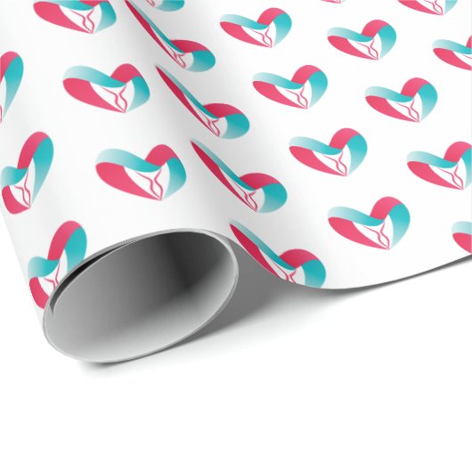 Mijn zoete Lover. Ik hou van je. Fijne Valentijnsd Cadeaupapier (Rol Hoek)