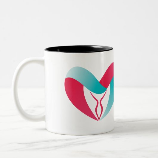 Mijn zoete Lover Tweekleurige Koffiemok (Links)