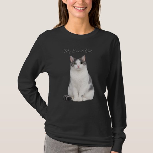Mijn Zoete Perzische Kat T-shirt (Voorkant)