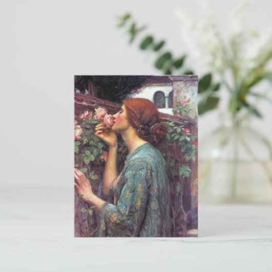 Mijn zoete Roos Briefkaart (Staand voorkant)