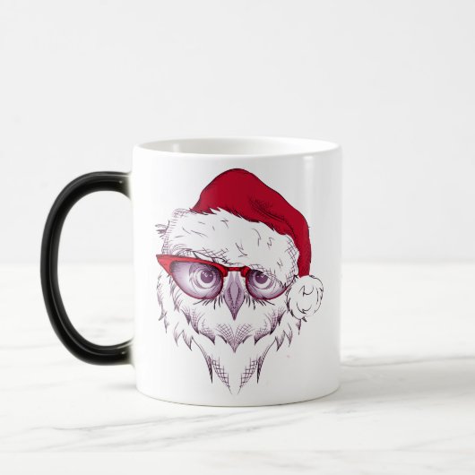 Mijn zoete uil, vrolijk kerstfeest magische mok (Links)