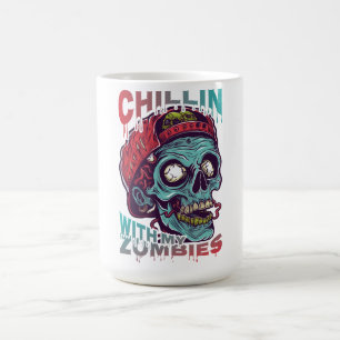 Mijn zombies mok Grappige Halloween horror