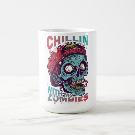 Mijn zombies mok | Grappige Halloween horror (Center)